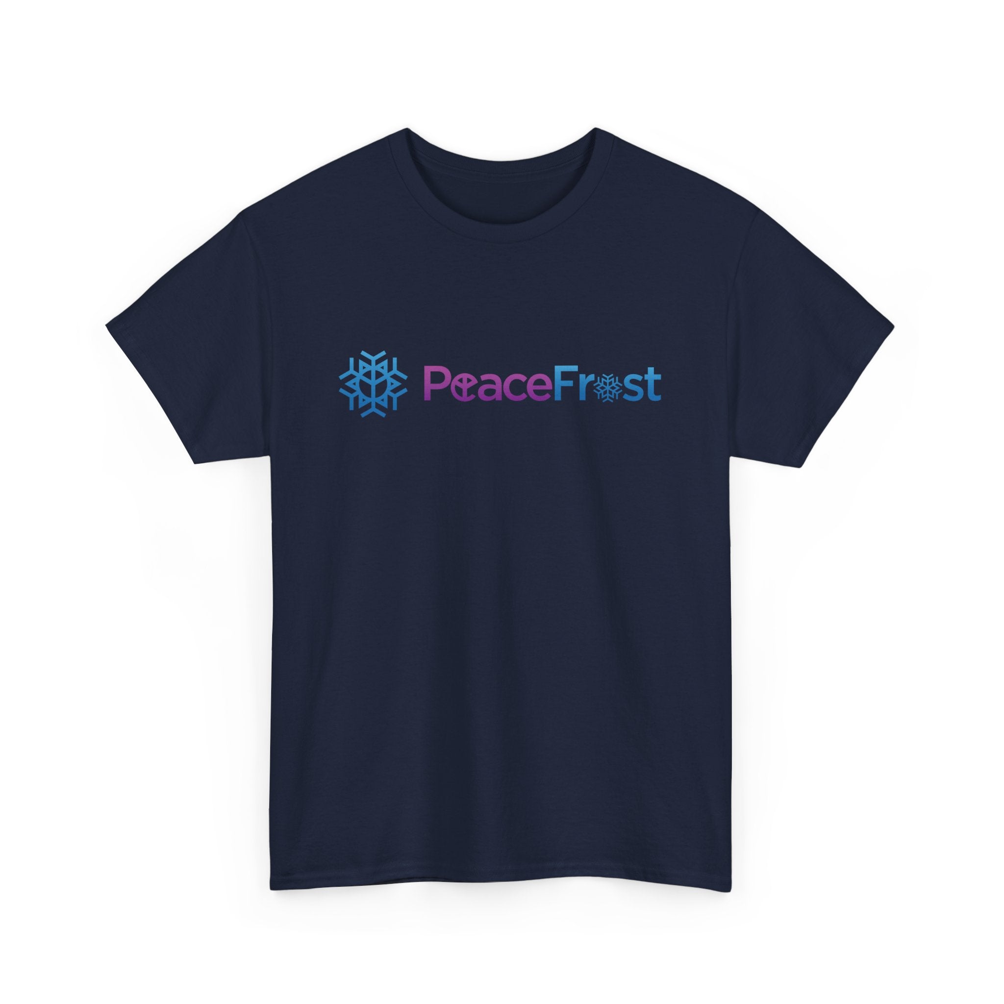 Unisex Heavy Cotton Tee - PeaceFrost Black