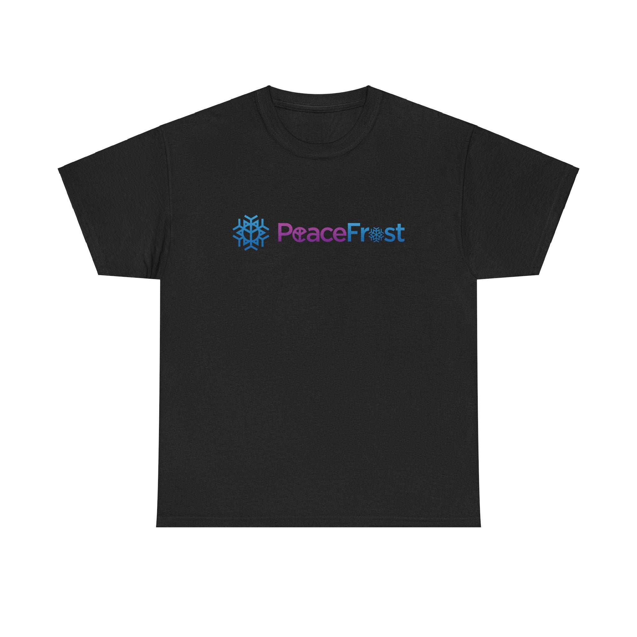 Unisex Heavy Cotton Tee - PeaceFrost Black