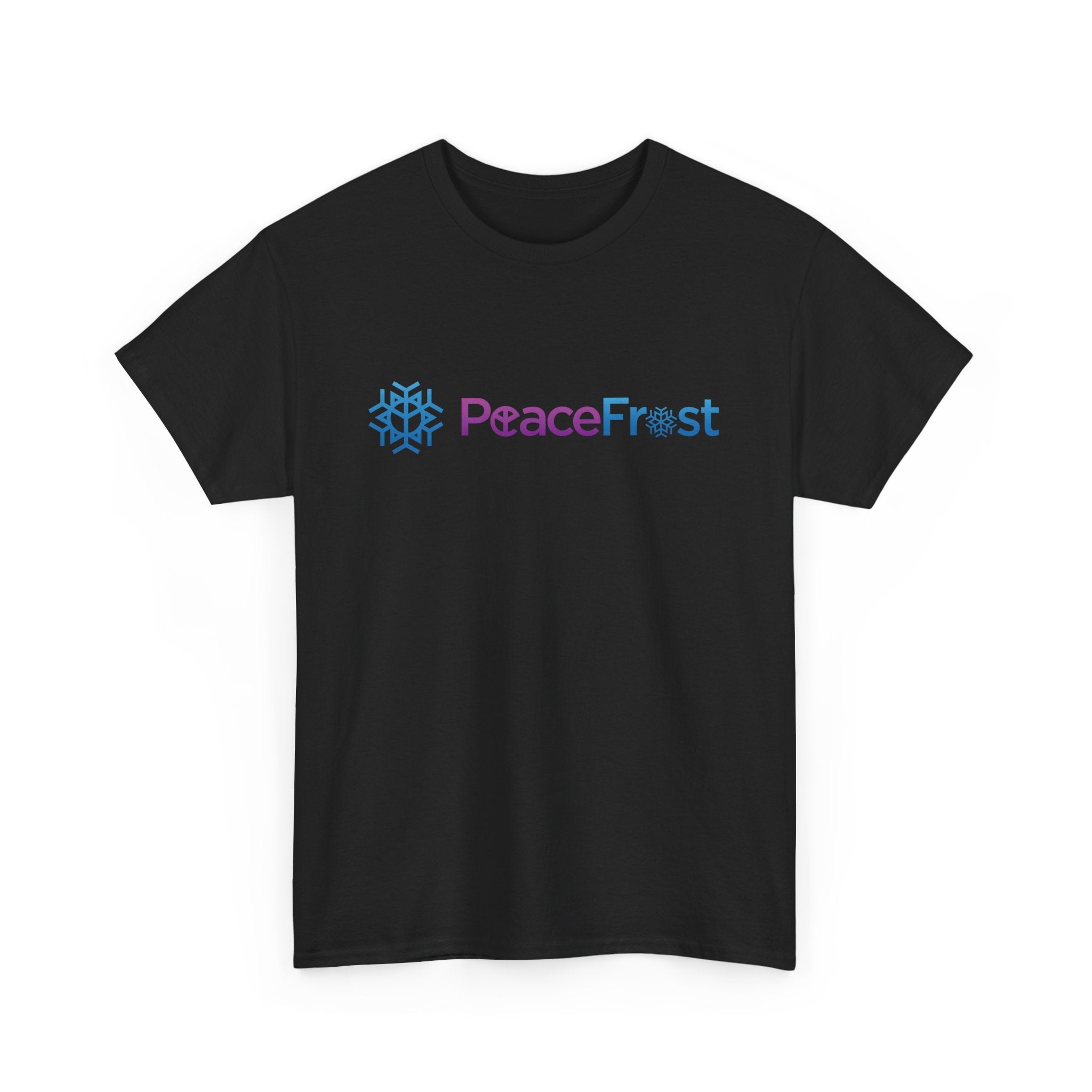 Unisex Heavy Cotton Tee - PeaceFrost Black